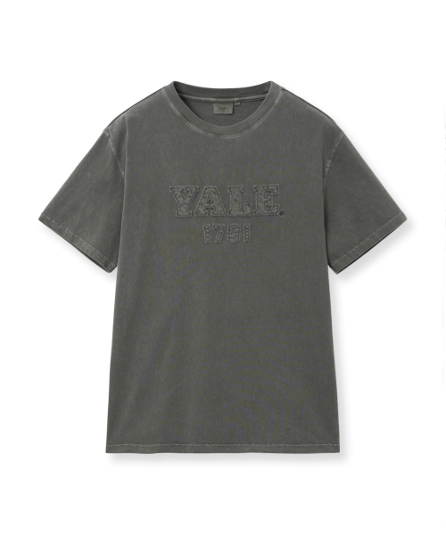 YALE(イェール)の「ピグメントアプリケTシャツ_チャコール(Tシャツ/カットソー・レディース・その他・SMALL/MEDIUM/LARGE/X-LARGE)」の2枚目の写真