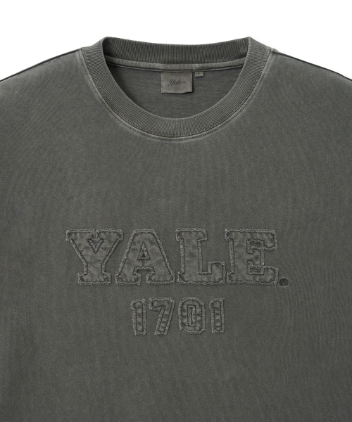 YALE(イェール)の「ピグメントアプリケTシャツ_チャコール(Tシャツ/カットソー・レディース・その他・SMALL/MEDIUM/LARGE/X-LARGE)」の4枚目の写真