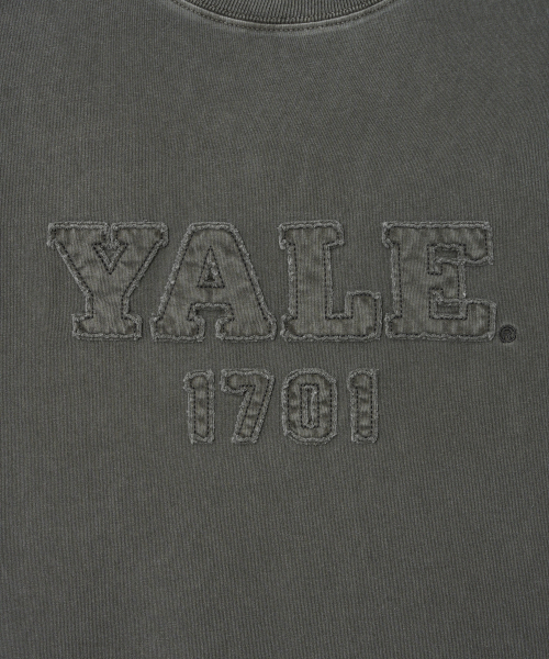 YALE(イェール)の「ピグメントアプリケTシャツ_チャコール(Tシャツ/カットソー・レディース・その他・SMALL/MEDIUM/LARGE/X-LARGE)」の5枚目の写真