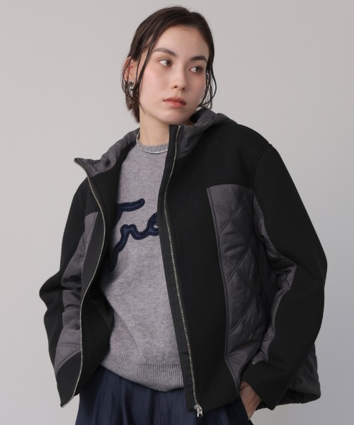 セール】ドッキングフーディブルゾン（ブルゾン）｜Bou Jeloud