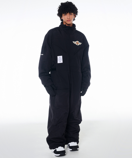 DOLL OUTERWEAR(ドラ アウターウェア)の「2425 ボルカン ボードウェア ワーク ジャンプスーツ ブラック 男女共用(つなぎ/オールインワン・レディース・その他・X-SMALL/SMALL/LARGE)」の9枚目の写真