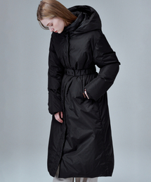 MALOUPE（マロップ）の「6308 スリムロングダウンジャケット (ブラック)（ダウンジャケット/コート）」