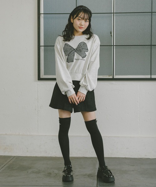 repipi armario（レピピ アルマリオ）の「ラメツイードカチューシャ（カチューシャ・キッズ・ホワイト/ブラック/ブルー・ONESIZE）」の6枚目の写真