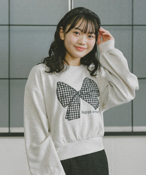 repipi armario（レピピ アルマリオ）の「ラメツイードカチューシャ（カチューシャ・キッズ・ホワイト/ブラック/ブルー・ONESIZE）」の7枚目の写真