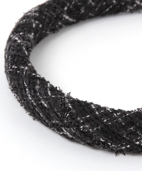 repipi armario（レピピ アルマリオ）の「ラメツイードカチューシャ（カチューシャ・キッズ・ホワイト/ブラック/ブルー・ONESIZE）」の11枚目の写真