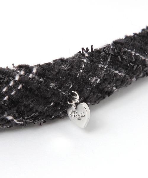 repipi armario（レピピ アルマリオ）の「ラメツイードカチューシャ（カチューシャ・キッズ・ホワイト/ブラック/ブルー・ONESIZE）」の12枚目の写真