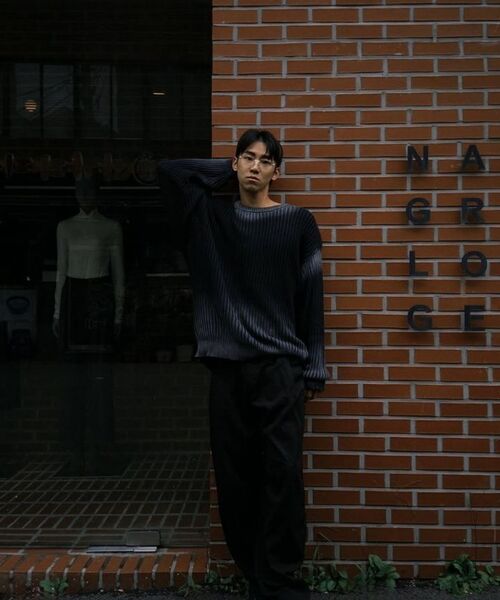 WANGGWAN（ワングァン）の「シャドーフェイドウォッシングニット (ブラック)（ニット/セーター・メンズ・その他・MEDIUM/LARGE）」の9枚目の写真