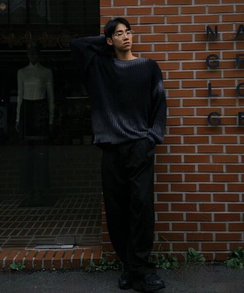 WANGGWAN（ワングァン）の「シャドーフェイドウォッシングニット (ブラック)（ニット/セーター・メンズ・その他・MEDIUM/LARGE）」の12枚目の写真