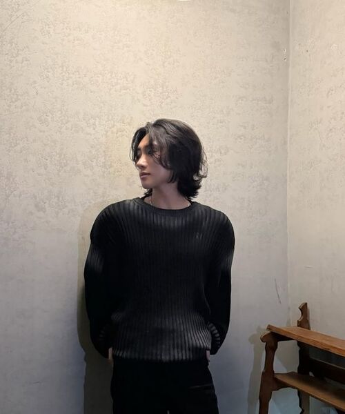 WANGGWAN（ワングァン）の「シャドーフェイドウォッシングニット (ブラック)（ニット/セーター・メンズ・その他・MEDIUM/LARGE）」の20枚目の写真