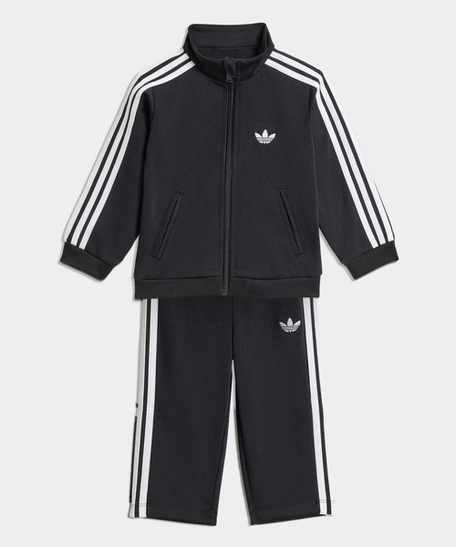 adidas(アディダス)の「ファイヤーバード トラックスーツ / アディダスオリジナルス adidas Originals(ジャージ・キッズ・ブラック・90/60/70/80/100)」の1枚目の写真