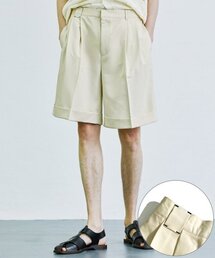 S SY（エスエスワイ）の「ループステッチターンアップハーフパンツクリーム（その他パンツ）」