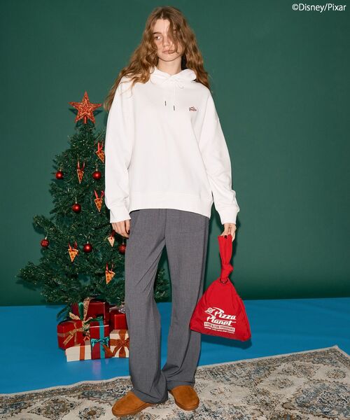 AMERICAN HOLIC（アメリカンホリック）の「【PIZZA PLANET】トライアングルBAG（エコバッグ/サブバッグ・レディース・レッド/ブラック・FREE）」の10枚目の写真