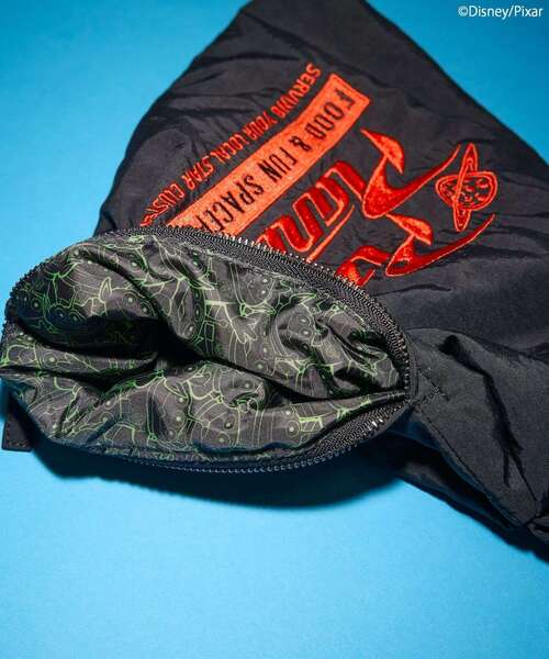 AMERICAN HOLIC（アメリカンホリック）の「【PIZZA PLANET】トライアングルBAG（エコバッグ/サブバッグ・レディース・レッド/ブラック・FREE）」の14枚目の写真