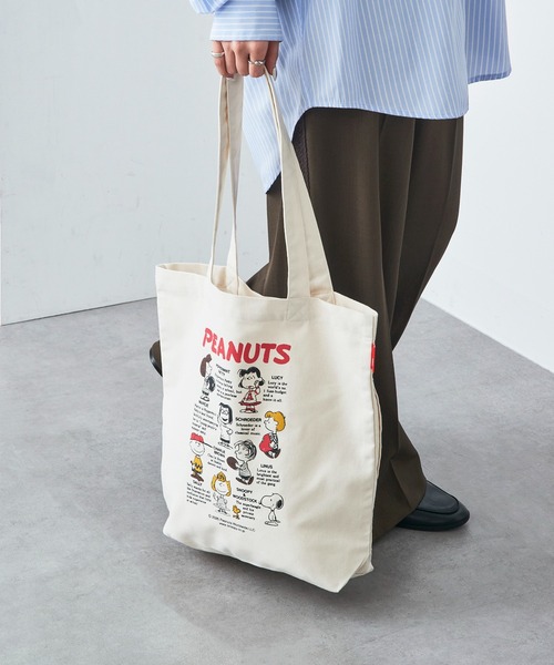 ROOTOTE(ルートート)の「【ROOTOTE】IP.トール.PEANUTS-1A 8501(トートバッグ・レディース・ブラック/アイボリー/レッド/イエロー/グレー/ライトブルー・FREE)」の2枚目の写真