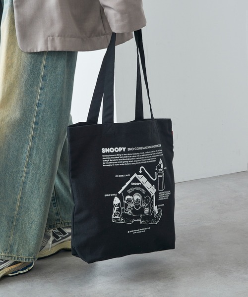 ROOTOTE(ルートート)の「【ROOTOTE】IP.トール.PEANUTS-1A 8501(トートバッグ・レディース・ブラック/アイボリー/レッド/イエロー/グレー/ライトブルー・FREE)」の3枚目の写真