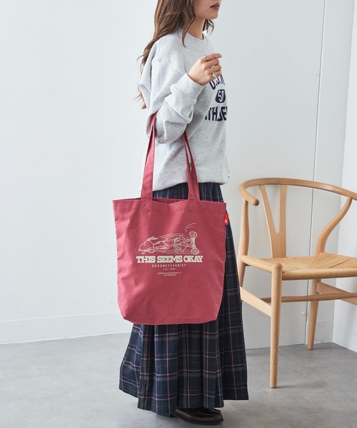 ROOTOTE(ルートート)の「【ROOTOTE】IP.トール.PEANUTS-1A 8501(トートバッグ・レディース・ブラック/アイボリー/レッド/イエロー/グレー/ライトブルー・FREE)」の7枚目の写真