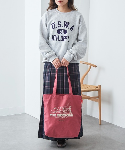 ROOTOTE(ルートート)の「【ROOTOTE】IP.トール.PEANUTS-1A 8501(トートバッグ・レディース・ブラック/アイボリー/レッド/イエロー/グレー/ライトブルー・FREE)」の8枚目の写真