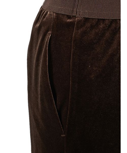 ベロアウエストゴムイージーパンツ