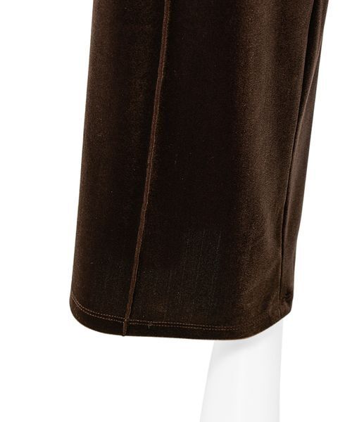 ベロアウエストゴムイージーパンツ