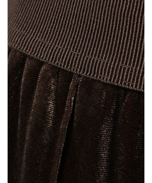 ベロアウエストゴムイージーパンツ