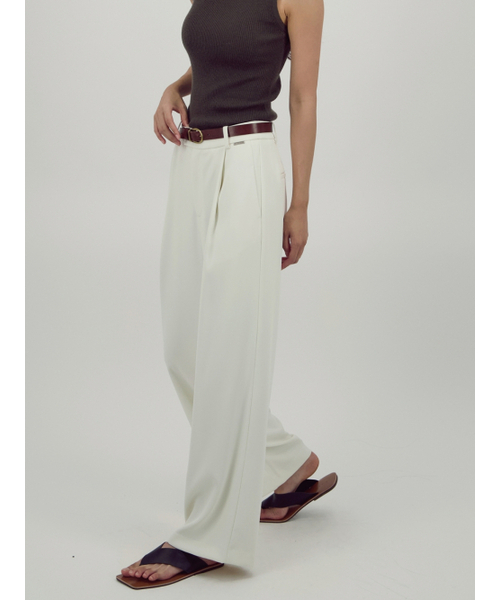 ACUD(アクド)の「Soft Flow Slacks _Ivory(スラックス・レディース・オフホワイト・SMALL/MEDIUM)」の2枚目の写真