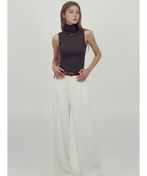 ACUD(アクド)の「Soft Flow Slacks _Ivory(スラックス・レディース・オフホワイト・SMALL/MEDIUM)」の4枚目の写真