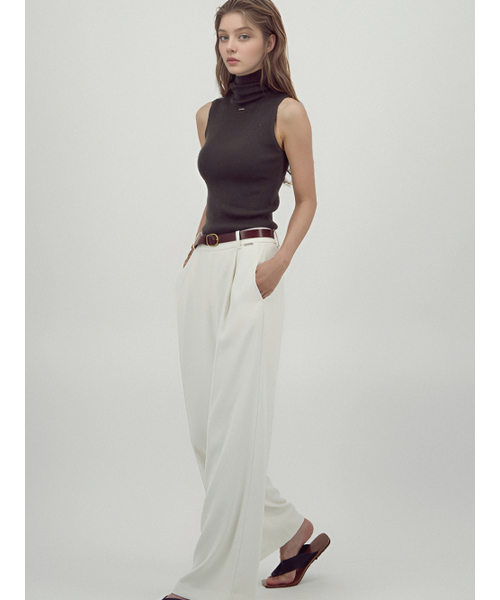 ACUD(アクド)の「Soft Flow Slacks _Ivory(スラックス・レディース・オフホワイト・SMALL/MEDIUM)」の5枚目の写真