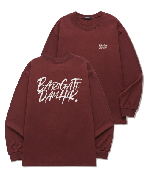 BARIGATE(バリゲート)の「GRAFFITI ロングスリーブ (BLS033) バーガンディ(Tシャツ/カットソー・レディース・その他・SMALL/MEDIUM/LARGE/X-LARGE/XX-LARGE)」の4枚目の写真