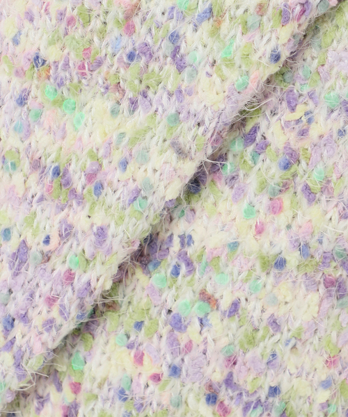 B.C STOCK（ベーセーストック）の「《追加9》手洗い可 / ポコポコヤーンミックス2WAYカーディガン（ニット/セーター・レディース・チャコールグレー/アイボリー/レッド/ブラウン/ラベンダー・FREE）」の15枚目の写真