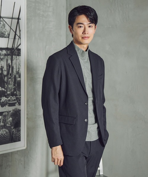 GLOBAL WORK（グローバルワーク）の「SOLOTEX(R)お手入れらくらく/ジャケット/612492（テーラードジャケット・メンズ・ネイビー/モカ/チャコールグレー・LARGE/MEDIUM/SMALL/X-LARGE）」の21枚目の写真