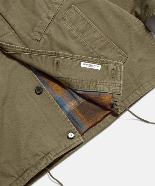 ESPIONAGE（エスピオナジ）の「Short Hunting Jacket Taupe（ミリタリージャケット・レディース・その他・MEDIUM/LARGE/X-LARGE）」の12枚目の写真