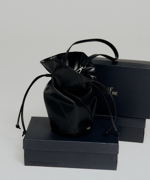 LE'RURE(リルアー)の「Flower vase bag(ハンドバッグ・レディース・バーガンディー/グレー/ブラック・FREE)」の13枚目の写真