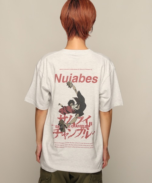 YEN TOWN MARKET(イェンタウンマーケット)の「【SAMURAI CHAMPLOO】aruarian dance バックプリント Tシャツ(Tシャツ/カットソー・メンズ・ブラック/ホワイト・XL/L/M)」の9枚目の写真