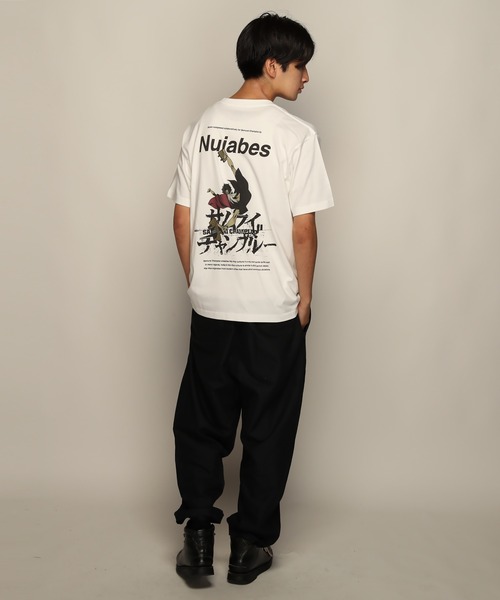 YEN TOWN MARKET(イェンタウンマーケット)の「【SAMURAI CHAMPLOO】aruarian dance バックプリント Tシャツ(Tシャツ/カットソー・メンズ・ブラック/ホワイト・XL/L/M)」の5枚目の写真