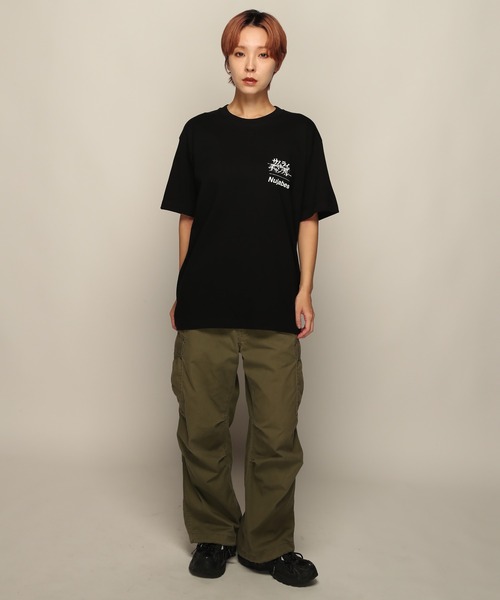 YEN TOWN MARKET(イェンタウンマーケット)の「【SAMURAI CHAMPLOO】aruarian dance バックプリント Tシャツ(Tシャツ/カットソー・メンズ・ブラック/ホワイト・XL/L/M)」の7枚目の写真