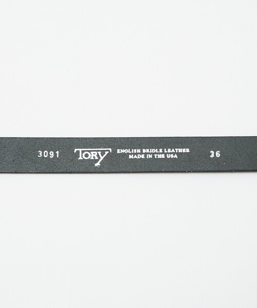 TORY LEATHER(トリーレザー)の「【TORY LEATHER/ トリーレザー】3Piece Silver Buckle Belt / 3ピース シルバー バックル ベルト(ベルト・メンズ・ブラック・36/34/32/30)」の3枚目の写真