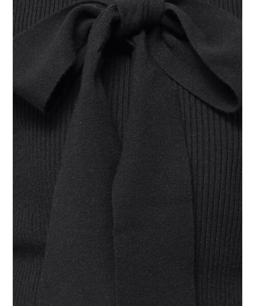 RESEXXY（リゼクシー）の「ボウタイニットトップス（ニット/セーター・レディース・ラベンダー/ホワイト/ブラック・FREE）」の8枚目の写真