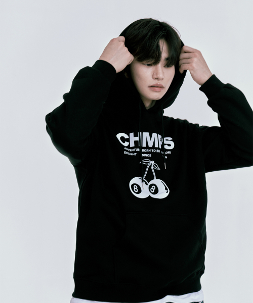 BORN CHAMPS（ボーンチャンプス）の「本8トリ裏起毛フードパーカーB24FT06BK（パーカー・レディース・その他・LARGE/SMALL/MEDIUM）」の4枚目の写真
