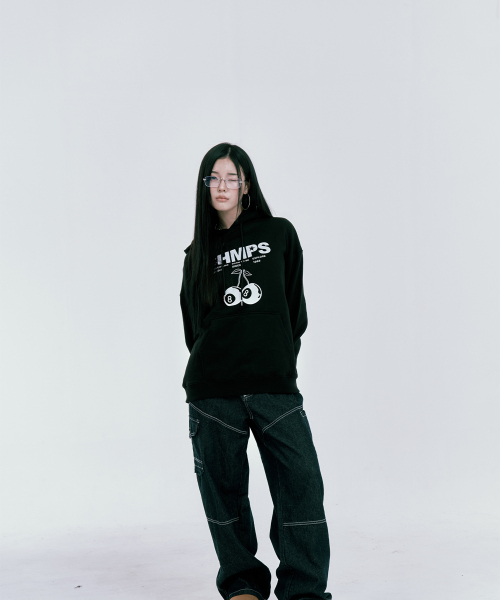 BORN CHAMPS（ボーンチャンプス）の「本8トリ裏起毛フードパーカーB24FT06BK（パーカー・レディース・その他・LARGE/SMALL/MEDIUM）」の8枚目の写真