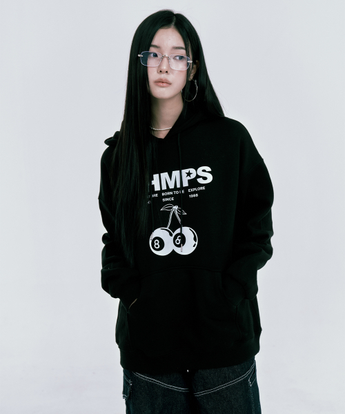 BORN CHAMPS（ボーンチャンプス）の「本8トリ裏起毛フードパーカーB24FT06BK（パーカー・レディース・その他・LARGE/SMALL/MEDIUM）」の9枚目の写真