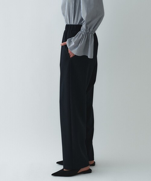 cloenc（クロエンス）の「【セットアップ／マシンウォッシュ】ツイルイージータックパンツ（その他パンツ・レディース・ブラック/ネイビー/オフホワイト・01/02/03）」の21枚目の写真