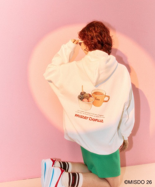 Mister Donut】イラストパーカー 627318（パーカー）｜LEPSIM
