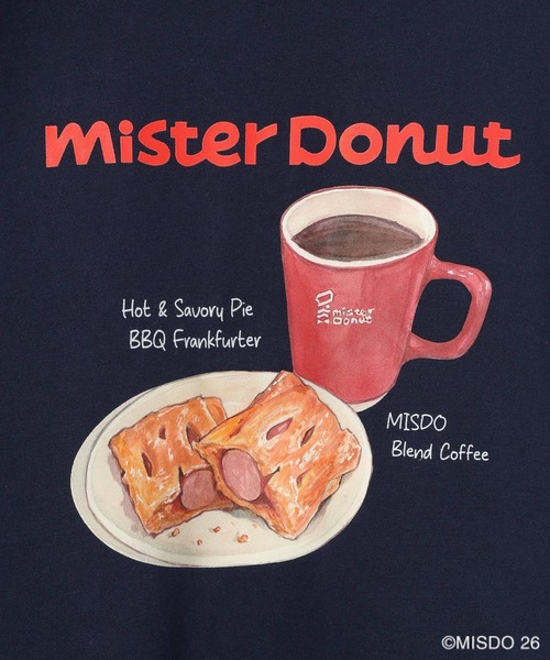 LEPSIM(レプシィム)の「【Mister Donut】イラストパーカー 627318(パーカー・レディース・アイボリー/ネイビー・FREE)」の13枚目の写真