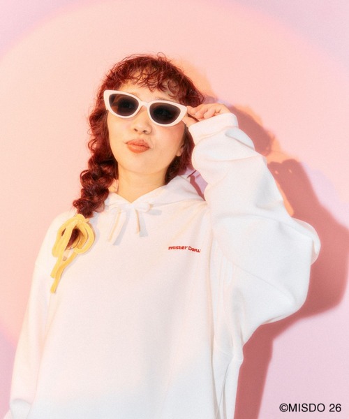 LEPSIM(レプシィム)の「【Mister Donut】イラストパーカー 627318(パーカー・レディース・アイボリー/ネイビー・FREE)」の18枚目の写真