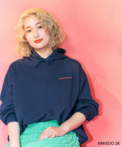 LEPSIM(レプシィム)の「【Mister Donut】イラストパーカー 627318(パーカー・レディース・アイボリー/ネイビー・FREE)」の14枚目の写真