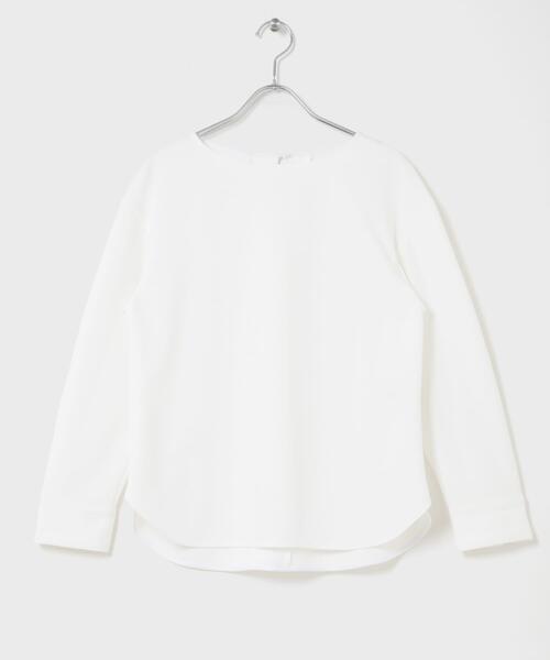 URBAN RESEARCH ROSSO WOMEN（アーバンリサーチ　ロッソ）の「ストレッチジョーゼットブラウス（シャツ/ブラウス・レディース・ホワイト/グレー系その他/ネイビー・FREE）」の9枚目の写真