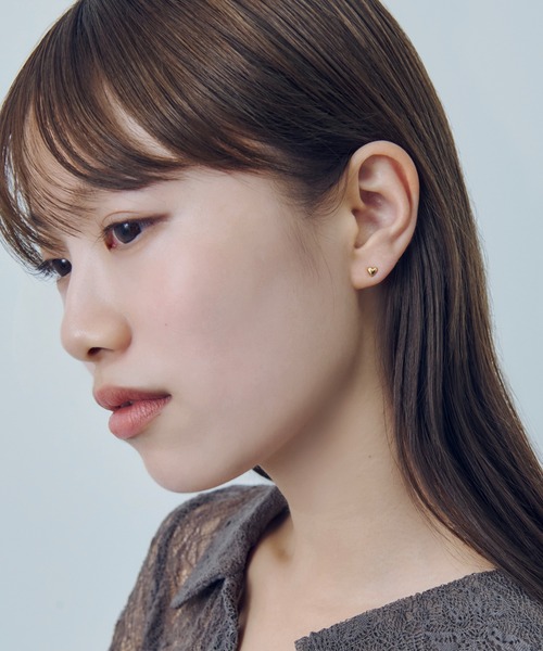 GOLDY(ゴールディ)の「【金属アレルギー軽減】プチ ハート ステンレス ピアス(ピアス(両耳用)・レディース・ゴールド/シルバー・FREE)」の7枚目の写真
