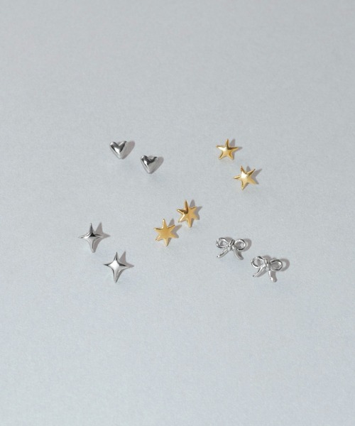 GOLDY(ゴールディ)の「【金属アレルギー軽減】プチ ハート ステンレス ピアス(ピアス(両耳用)・レディース・ゴールド/シルバー・FREE)」の14枚目の写真