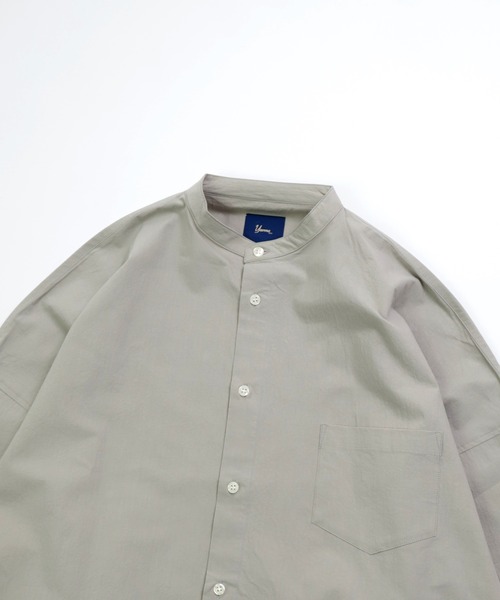 Yarmo（ヤーモ）の「[Yarmo] Vintage Finish Cotton Roll Up Sleeve Boxy Shirts（シャツ/ブラウス・レディース・ホワイト/グレー・FREE）」の19枚目の写真