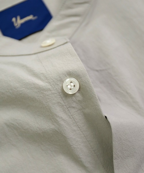 Yarmo（ヤーモ）の「[Yarmo] Vintage Finish Cotton Roll Up Sleeve Boxy Shirts（シャツ/ブラウス・レディース・ホワイト/グレー・FREE）」の21枚目の写真